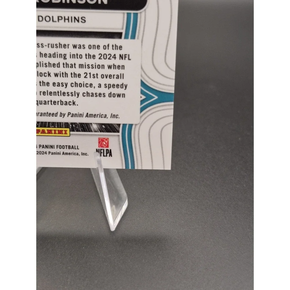 2024 Prizm Chop Robinson #SS-CRN Significant Signatures Silver (AU, RC) Dolphins